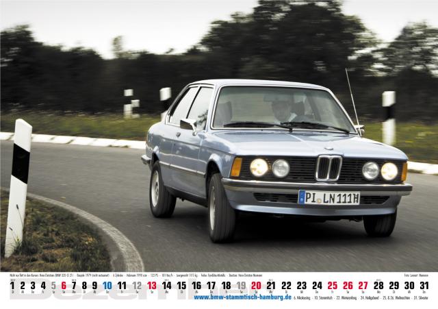 Bild: BMW-Stammtisch Hamburg / Kalender 2015